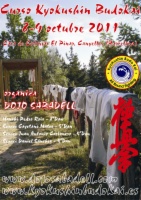 Cartel del curso de oto�o de Kyokushin Budokai