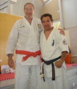 Kancho Kaicho Jon Bluming y Shihan Pedro Roiz