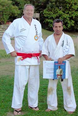 Kancho Kaicho Jon Bluming y Shihan Pedro Roiz